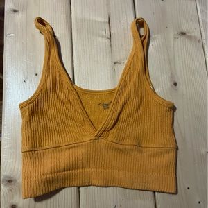 Free People orange crop top!!